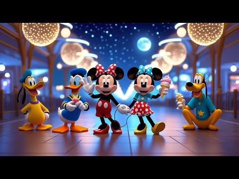 Mickey Mouse & Friends Mall Night Adventure 🌙✨ | Magical Fun | 3D Cartoon for Kids