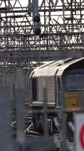 the DRS class 66 at crewe station