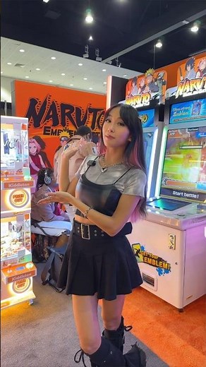Got to try the new Naruto Arcade game at AX!! 🤩 Check the official site for more details!