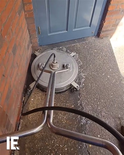 These hard surface cleaners utilize high-pressure spinning water jets to wash away years of dirt and grime. | Interesting Engineering