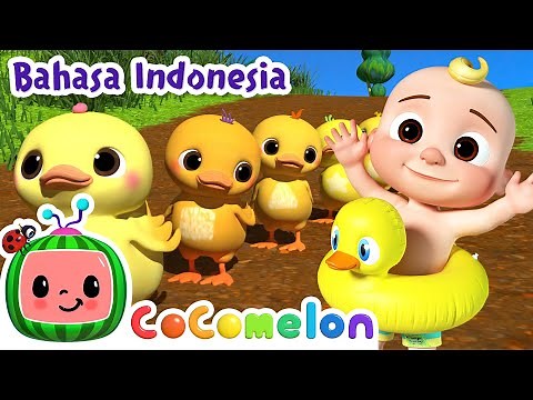 Sepuluh Anak Bebek | CoComelon Bahasa Indonesia - Lagu Anak Anak | Nursery Rhymes