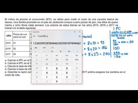 Example of calculating CPI and inflation | Khan Academy in Spanish