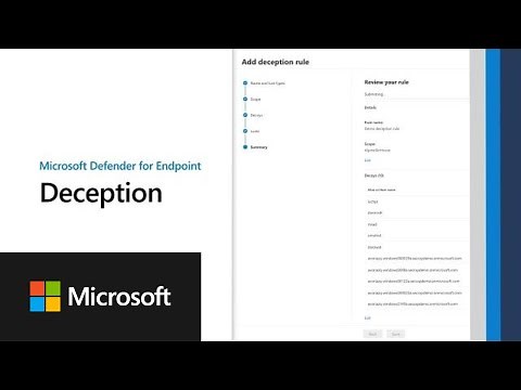 Get started with deception | Microsoft Defender for Endpoint