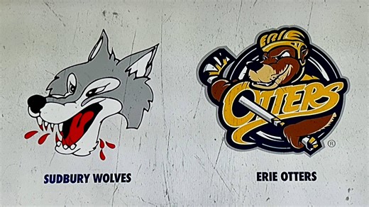 Ontario Hockey League action between the Erie Otters and Sudbury Wolves