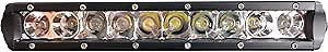 Tiger Lights TL10SRC 10" Single Row LED Light Bar 12V, 4.2 Amps, 50 Wattage, 5700 Lumens, 11 Length, 3 1/2 Width, 1 3/4 Depth, Flood/Spot Combo Off-Road Light