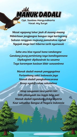Manuk Dadali: Lagu Cinta Tanah Air dari Sunda