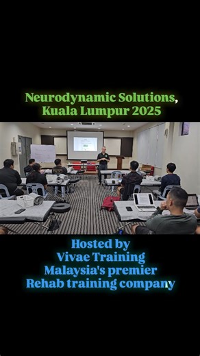 Vivae Training on Instagram: "🔥 Neurodynamic Solutions is BACK in Malaysia after 10 years! 🇲🇾✨ Vivae Training is honoured to host a successful revival of this world-class programme — reigniting the spark and reshaping how clinicians understand nerve-related dysfunction in physical rehab. ⚡🧠💪 A decade later, the passion is stronger, the knowledge is deeper, and the mission continues: to empower therapists with sharper clinical reasoning and life-changing skills.🚀👩‍⚕️👨‍⚕️ Here’s to better 
