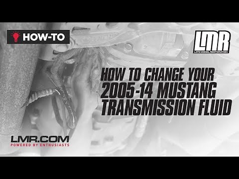 How To Change 2005-14 Mustang Transmission Fluid | S197 Transmission Fluid
