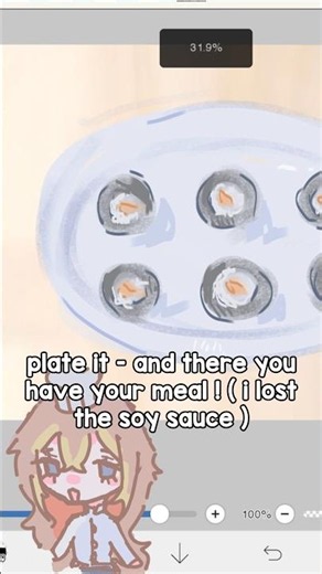 [og] make salmon sushi rolls w/ me ! // #viral #dontflop #creative #digitalart #ibispaintx #drawing