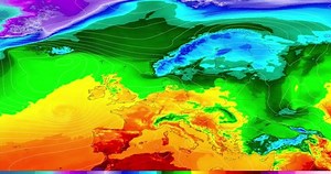 Europe Temperature Weather Map Shows Temperatures Stock Footage Video (100% Royalty-free) 1102002039 | Shutterstock