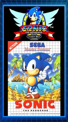 Sonic The Hedgehog SEGA Master System Gameplay #SonicTheHedgehog #retrogaming