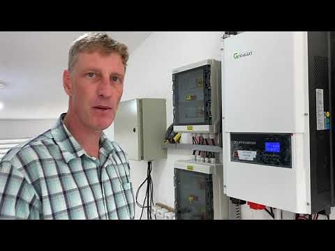 Como funciona o inversor Off Grid Growatt de 8000W?