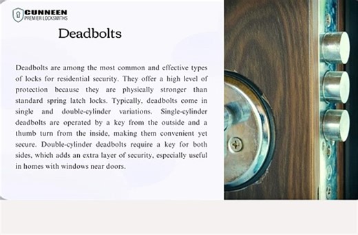 Residential Locks A Comprehensive Guide