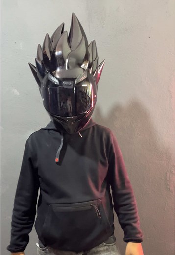 Custom Vegeta Helmet: Dragon Ball Z Fan Art
