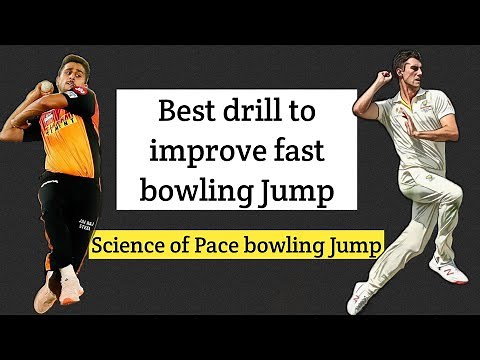 best drill to improve jump in fast bowling 🔥 Science of pace bowling jump