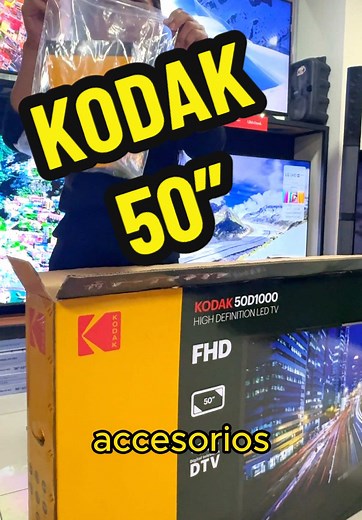 🟠 Televisor Marca Kodak 50D1000 ▪️50in ▪️ Calidad de imagen FHD pantalla LED ▪️ Entradas HDMI USB ▪️ 1920x1080pixeles #hcstore #televisores #cochabamba #bolivia🇧🇴 #technology #envios #clientes #paratiiiiiiiiiiiiiiiiiiiiiiiiiiiiiii #kodak