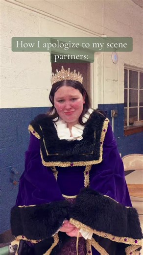 Apologizing to Scene Partners in Theater