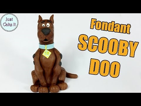 How to make fondant SCOOBY DOO cake topper tutorial