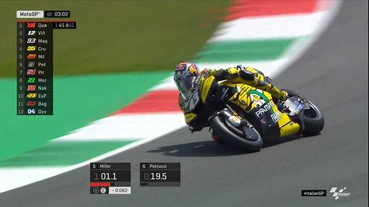 Relive the exciting last moments of #MotoGP Q2 as 12 riders gave it their all for pole at the #ItalianGP 🇮🇹 | MotoGP