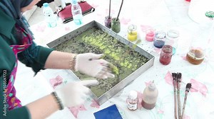 Ebru - The art of painting on the water