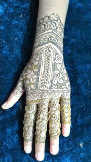 Latest Mehandi Trends /Elegant Mehandi Design