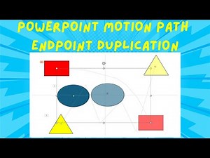 How to Copy Final Position of Powerpoint Animation Motion Path