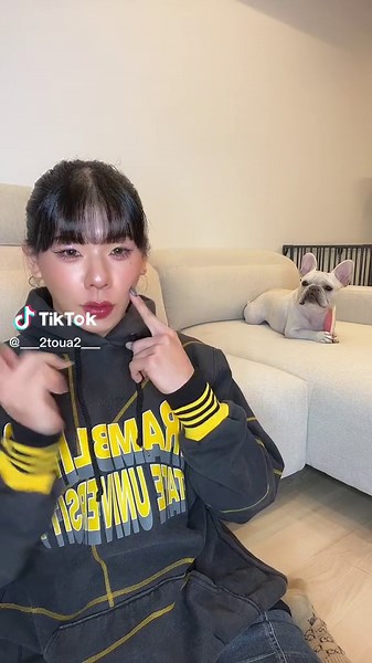 かわいいとうあ犬のフリースタイルダンス！