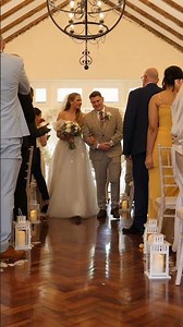Bride & Groom Walk Down The Aisle
