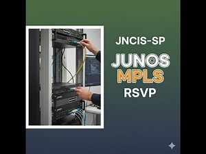 Juniper JNCIS-SP - Junos MPLS Fundamentals - RSVP - Configuring a Basic LSP