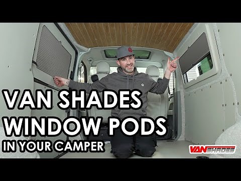 HOW TO FIT WINDOW BLINDS IN YOUR CAMPER - Vanshades Window Pods 2.0 - VW T5/T6