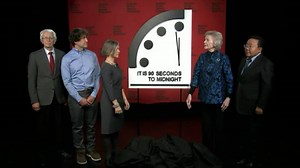 Doomsday Clock moves to 90 seconds to midnight due to ‘mounting dangers’ of war in Ukraine