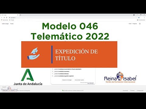 Expedición Título FP (Online): Junta de Andalucía, Modelo 046 - 2022
