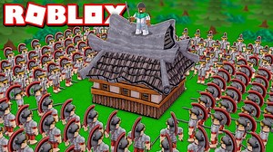 Build a fortress to survive in Roblox