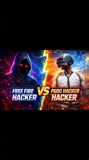FREE FIRE HACKER VS PUBG HACKER Which game hacker is dangerous 🤔#freefire #pubgmobile #hacker #sh...