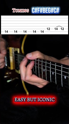 Easy Nu Metal Riff 🎸 | Take a Look Around (Intro) #easyguitar
