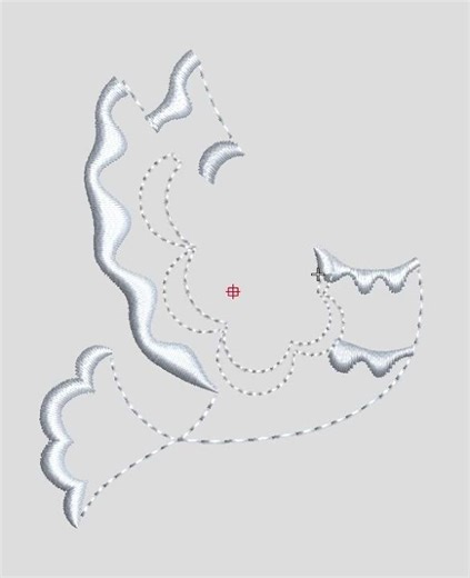 Dove Machine Embroidery Design Stitch Player