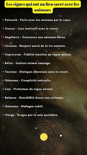 Les signes qui ont un lien sacré avec les animaux #signeastrologique #astrologie