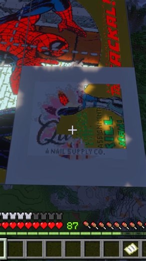 New Minecraft Map Art that’s been requested by an online business, Dip Queens, is coming along!