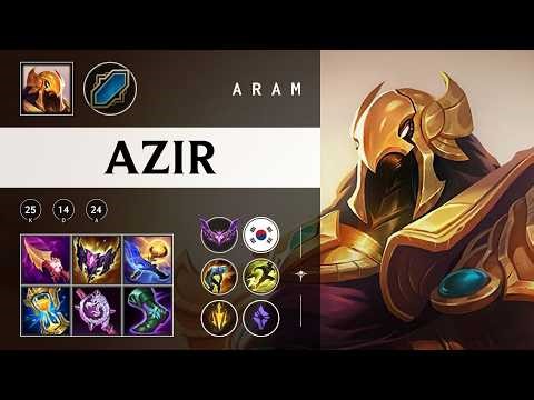 Azir ARAM - KR Master Patch 26.07