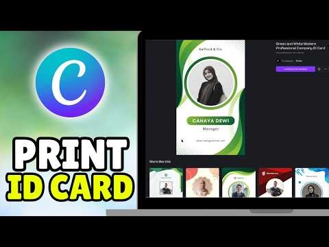 How To Make & Print ID Card Using Canva (2026) - Full Identity Card Guide