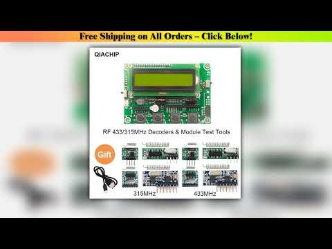 QIACHIP Multifunction RF 315 433 Mhz Remote Control Decoder Receiver Transmitter Compatible 1527
