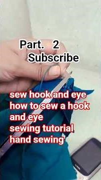 How to Thread a Needle Like a Pro| Easy Sewing Tips for Beginners Hook Sewing With Needl esewhook p2