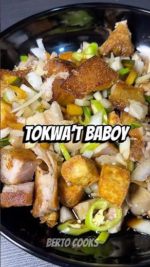 Tokwa’t Baboy – Crispy Tofu with Savory Pork & Sauce 🔥 #TokwatBaboy #BertoCooks