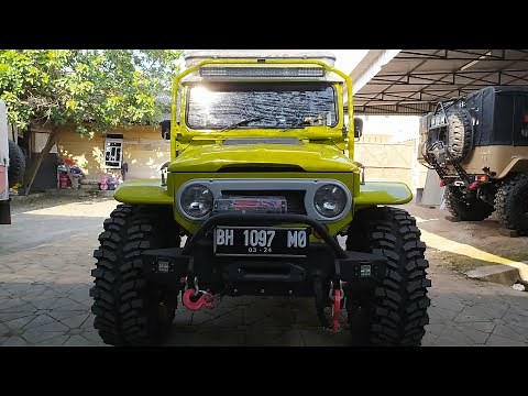 modifikasi yang telah selesai toyota hardtop long bj40 offroad adventure