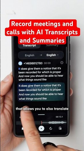 Record meetings and calls with AI Summaries and transcripts on the Samsung Galaxy S25 Ultra