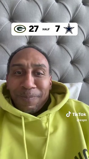 @stephenasmith enjoyed that first half 😂 #cowboys #packers #nfl #football
