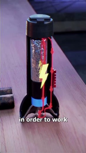 How a flashlight can work with one battery😧