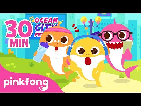 Mix - Baby Shark in the City 🏙 and more | Nursery Rhymes | Pinkfong Songs for Children