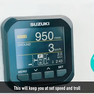 How to switch on troll mode on a Suzuki Multi-Function gauge ✅ Put the boat into gear at idle speed ✅ Hold MENU button down for 3 sec ✅ Press YES for troll mode and watch the icon appear on your gauge ✅ Set the speed in 50rpm increments, which will keep you at a set speed and troll #boat #boating #boatinglife #outboard #outboardmotor #back2boating #suzukioutboards #suzukimarine #ultimateperformance #lifestyle #river #outdoors #boatinglifestyle #marina #love #watersports #fishinglife #vacation #p