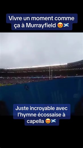 Hymne écossais à capella 🏴😍 – Moment inoubliable de rugby